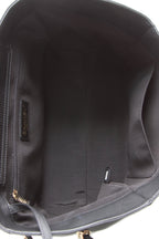 Small Side Chain Shopping Tote Bag - Black