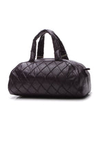 Quilted CC Bowler Bag - Purple