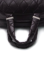 Quilted CC Bowler Bag - Purple