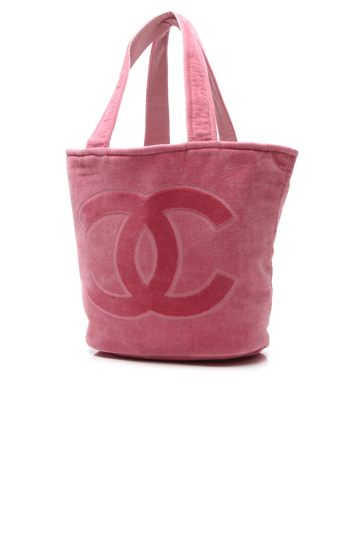 Reversible Beach Towel Tote Bag Set - Pink