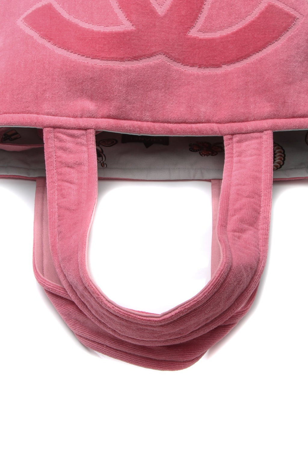 Reversible Beach Towel Tote Bag Set - Pink