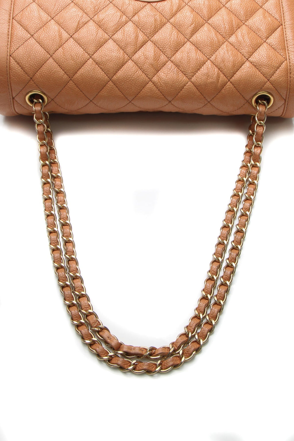 Mademoiselle Chic Flap Bag - Caramel
