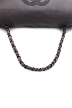 Studded CC Flap Bag - Gray