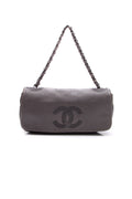 Studded CC Flap Bag - Gray