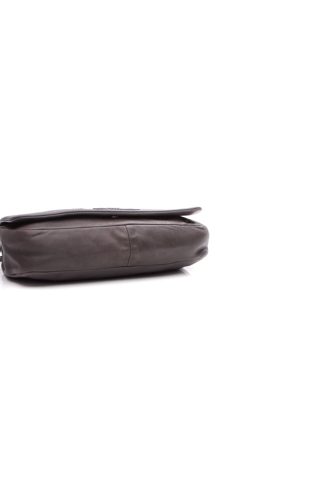 Studded CC Flap Bag - Gray