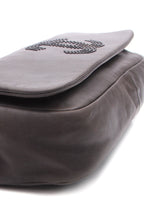 Studded CC Flap Bag - Gray