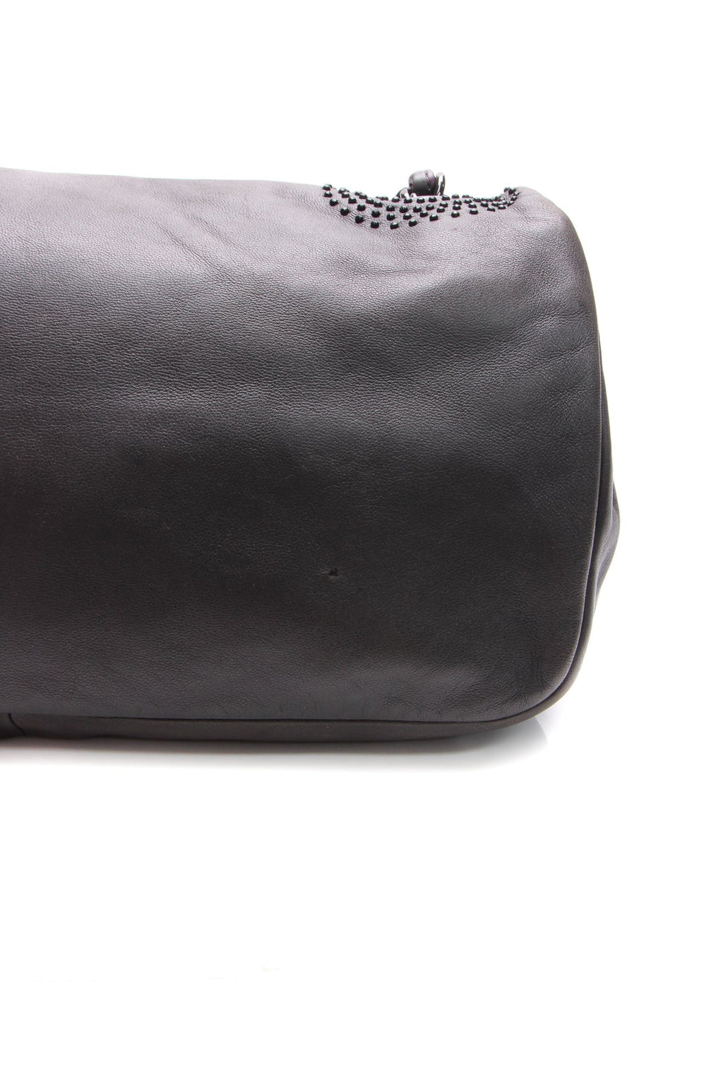 Studded CC Flap Bag - Gray
