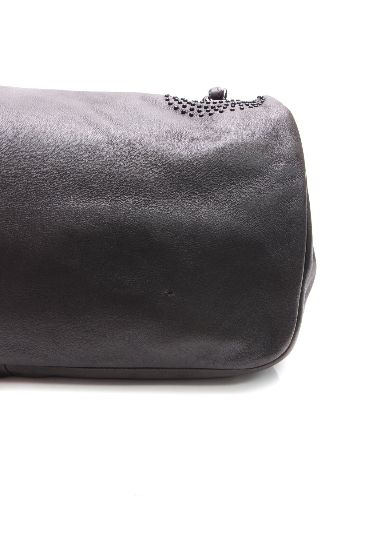 Studded CC Flap Bag - Gray