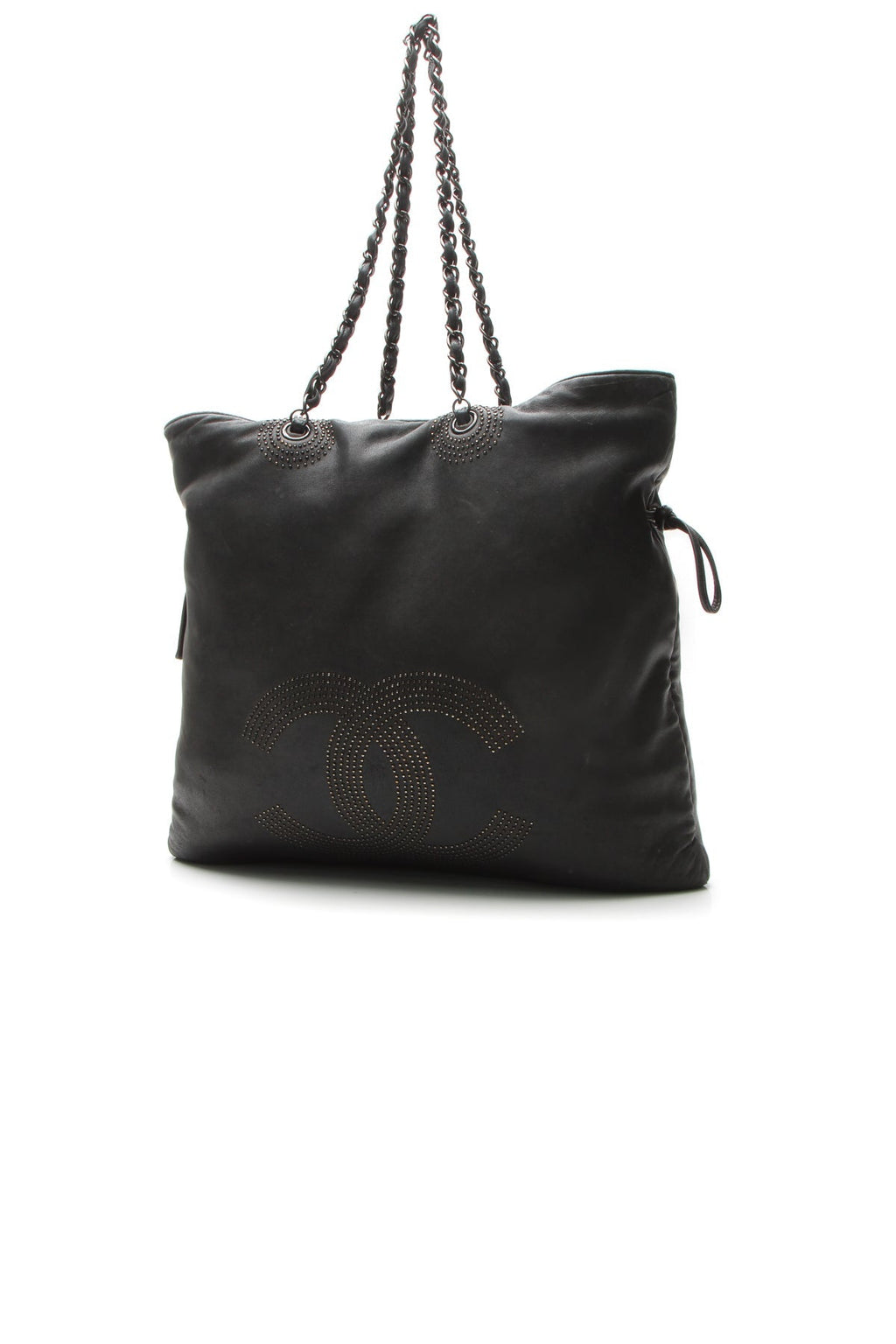 Studded Bon Bon Tote Bag - Black