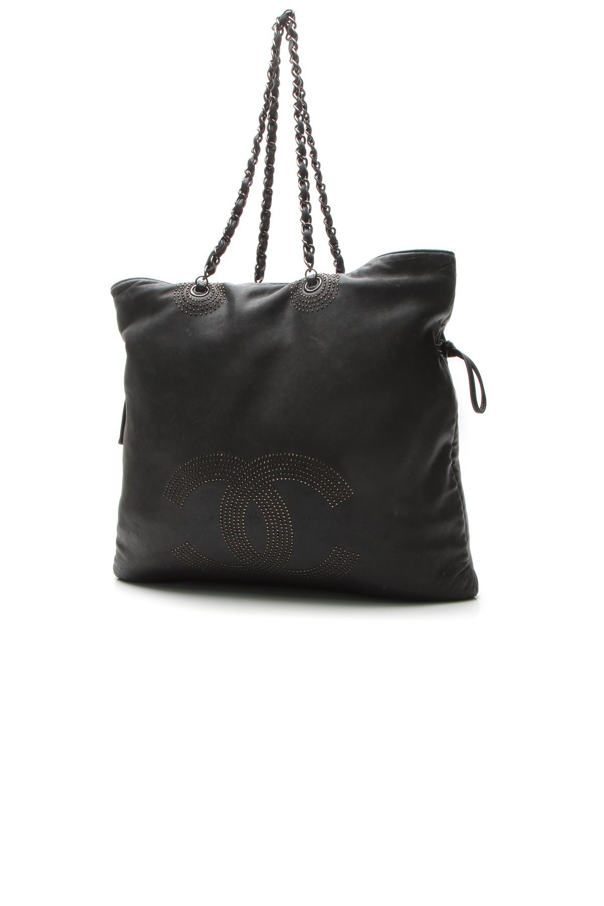 Studded Bon Bon Tote Bag - Black