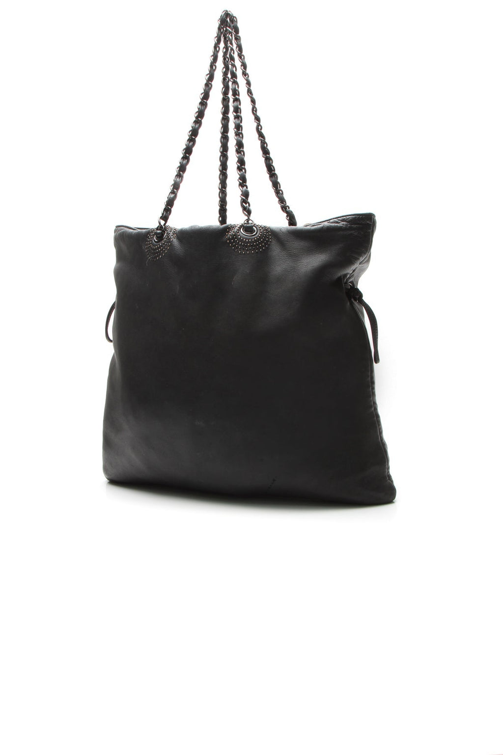 Studded Bon Bon Tote Bag - Black