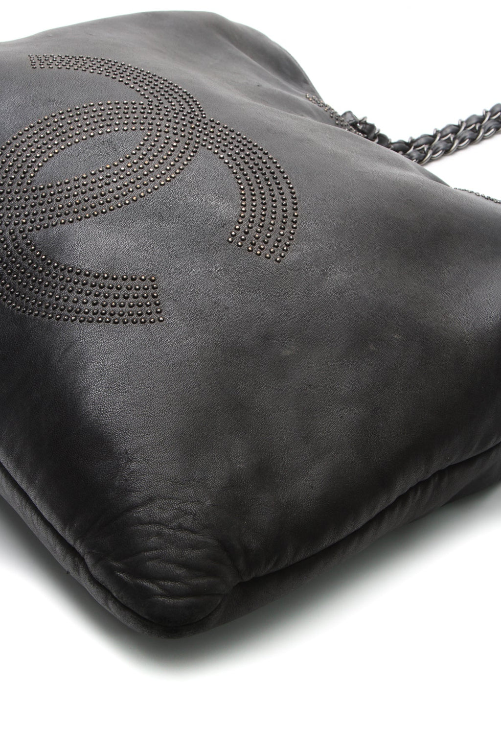 Studded Bon Bon Tote Bag - Black