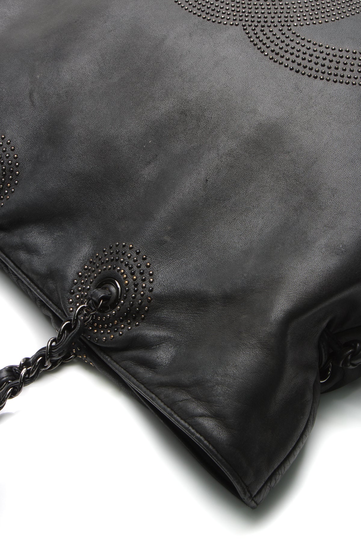 Studded Bon Bon Tote Bag - Black