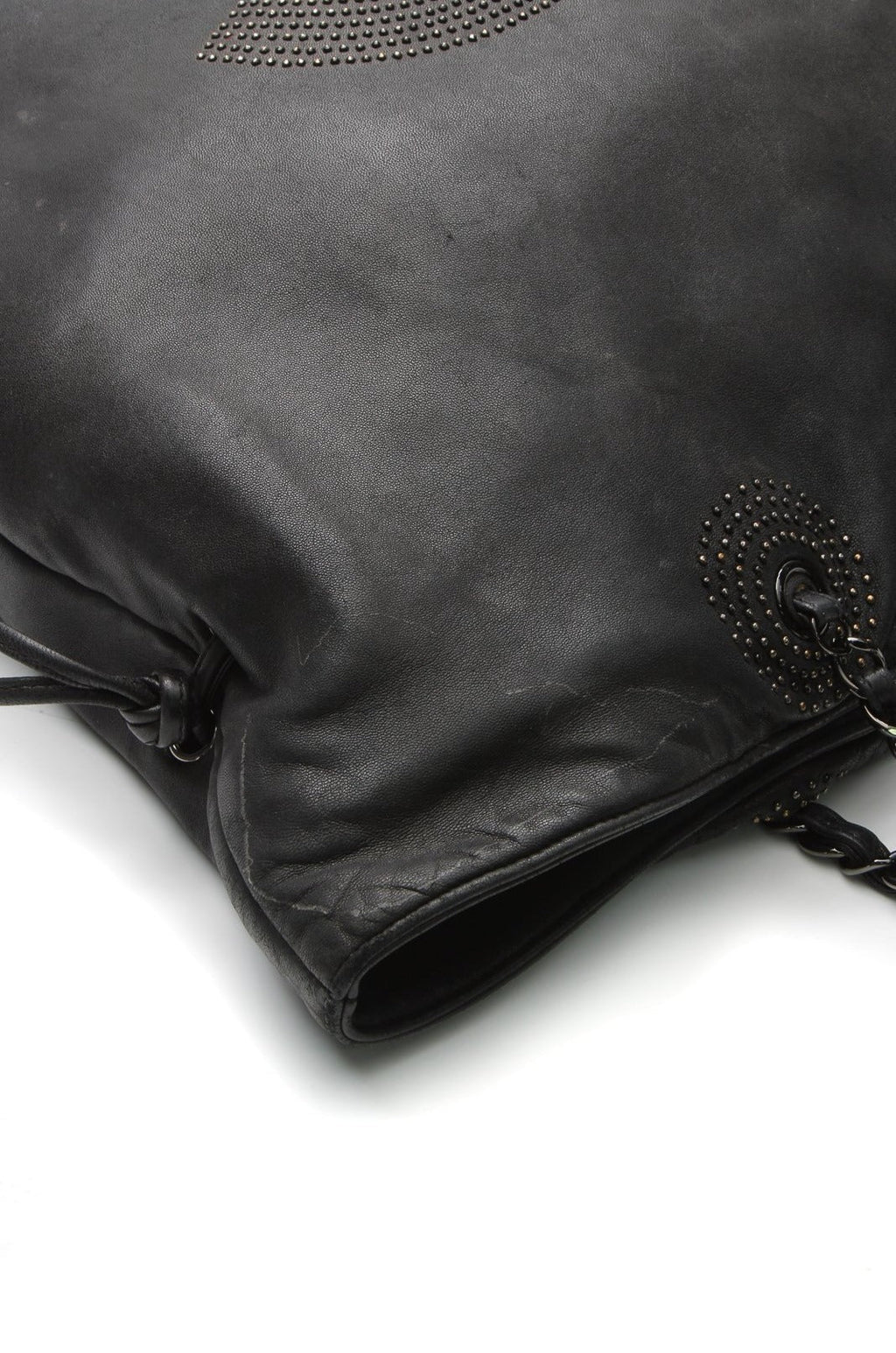 Studded Bon Bon Tote Bag - Black