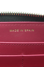 Quilted 19 Zip-Around Wallet - Black