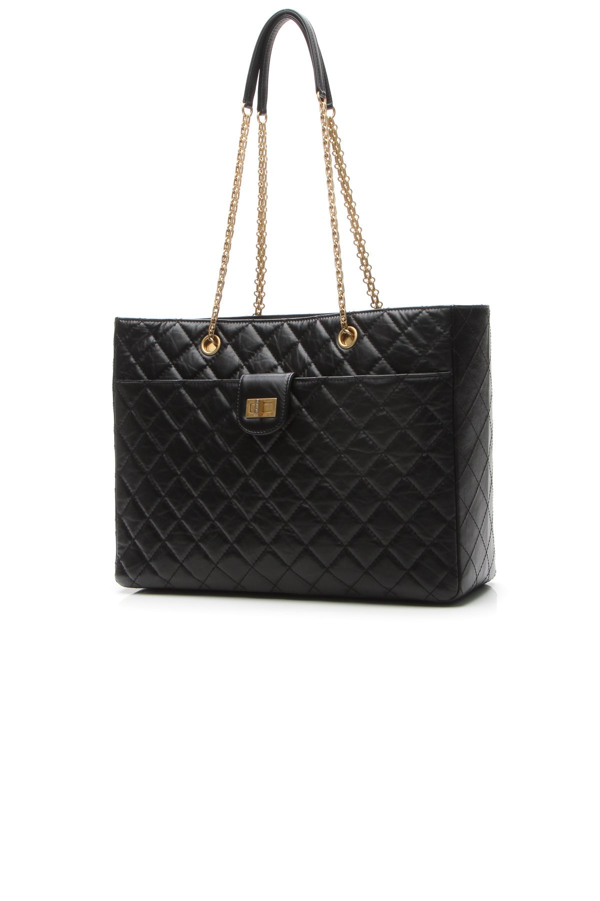 2.55 Reissue Shopping Tote Bag - Black