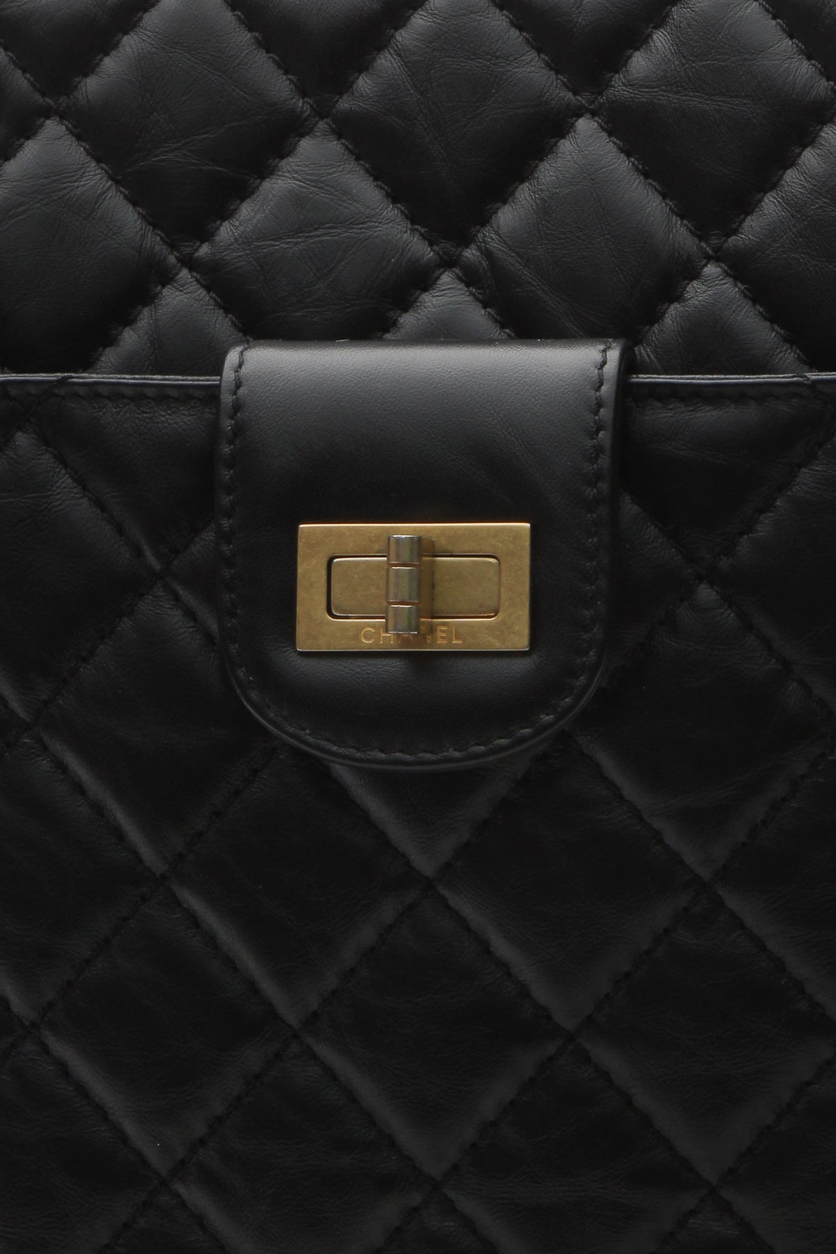 2.55 Reissue Shopping Tote Bag - Black
