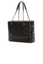 Chain Around Shopping Bag - Black