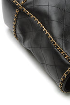 Chain Around Shopping Bag - Black