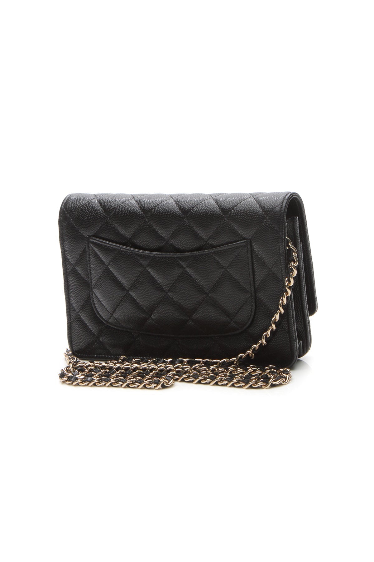 Quilted Candy WOC Crossbody Bag - Black