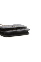 Quilted Candy WOC Crossbody Bag - Black