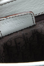 Double Saddle Bag - White