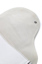 Double Saddle Bag - White
