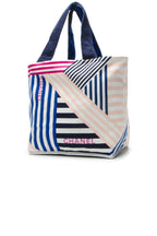 La Pausa Reversible Beach Tote Bag - Blue