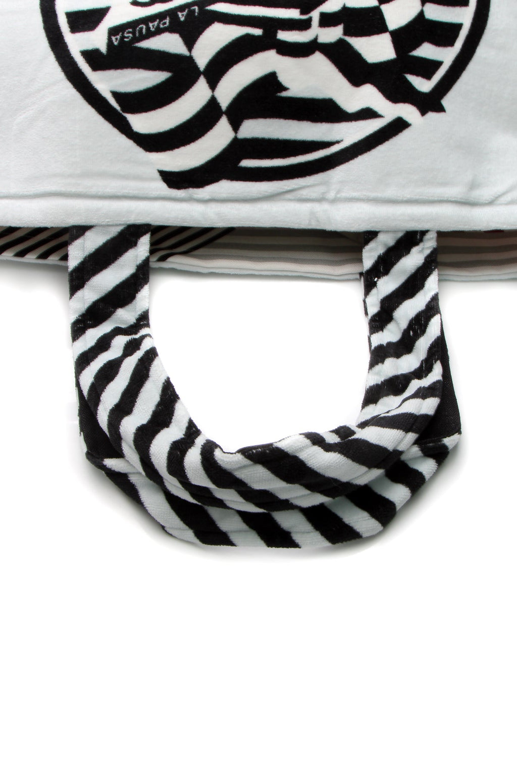 La Pausa Reversible Beach Tote Bag - White