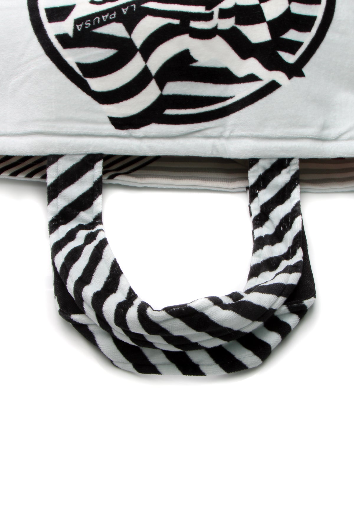 La Pausa Reversible Beach Tote Bag - White