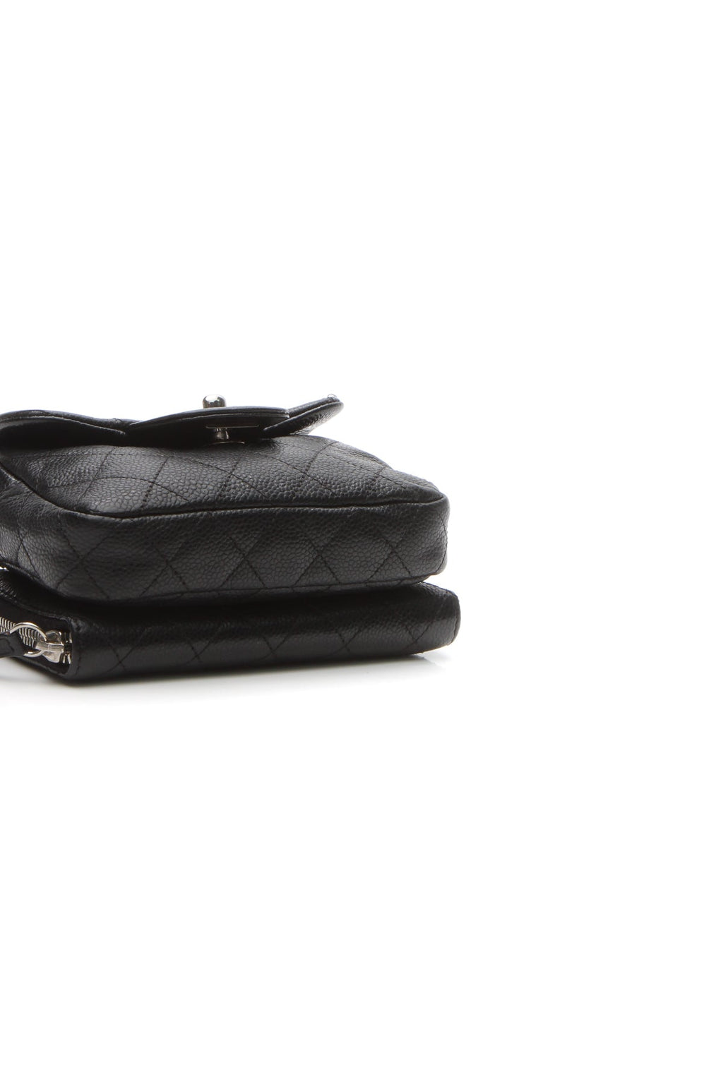 Classic Mini Flap WOC Bag - Black Caviar