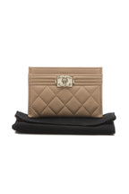 Boy Card Holder - Beige