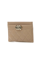 Boy Card Holder - Beige