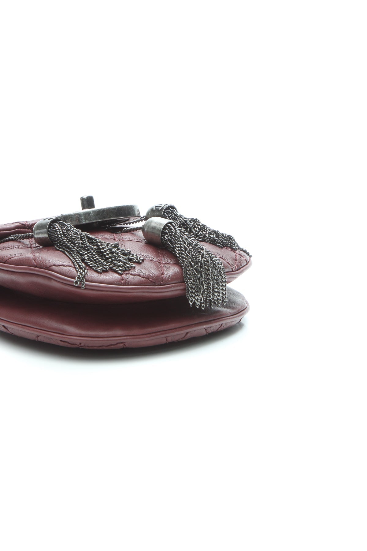 Coco Sporran Tassel Crossbody Bag - Burgundy