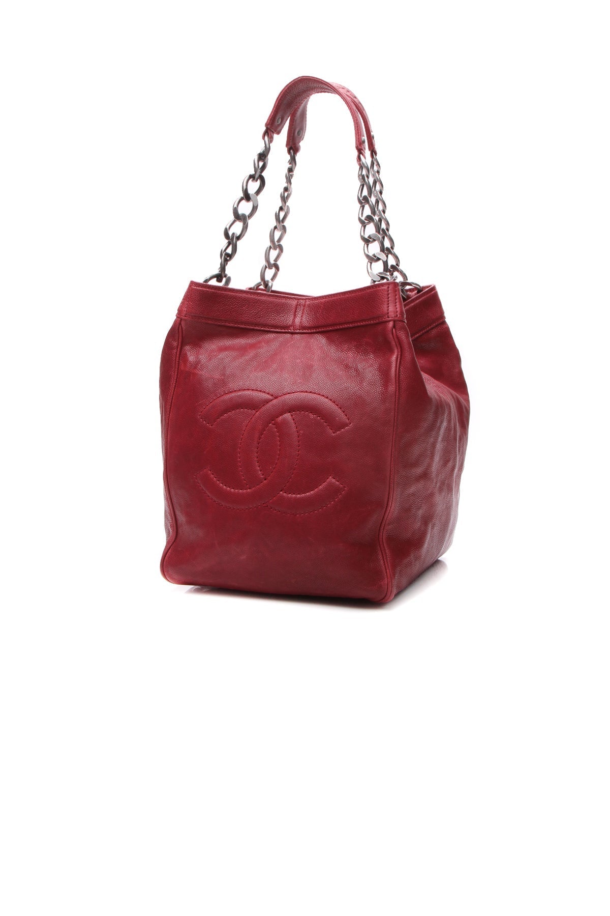 Timeless Chain Bag - Dark Red