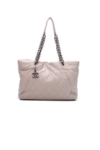 Coco Pleats Tote Bag - Beige