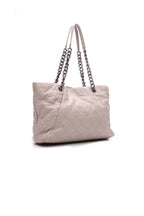Coco Pleats Tote Bag - Beige