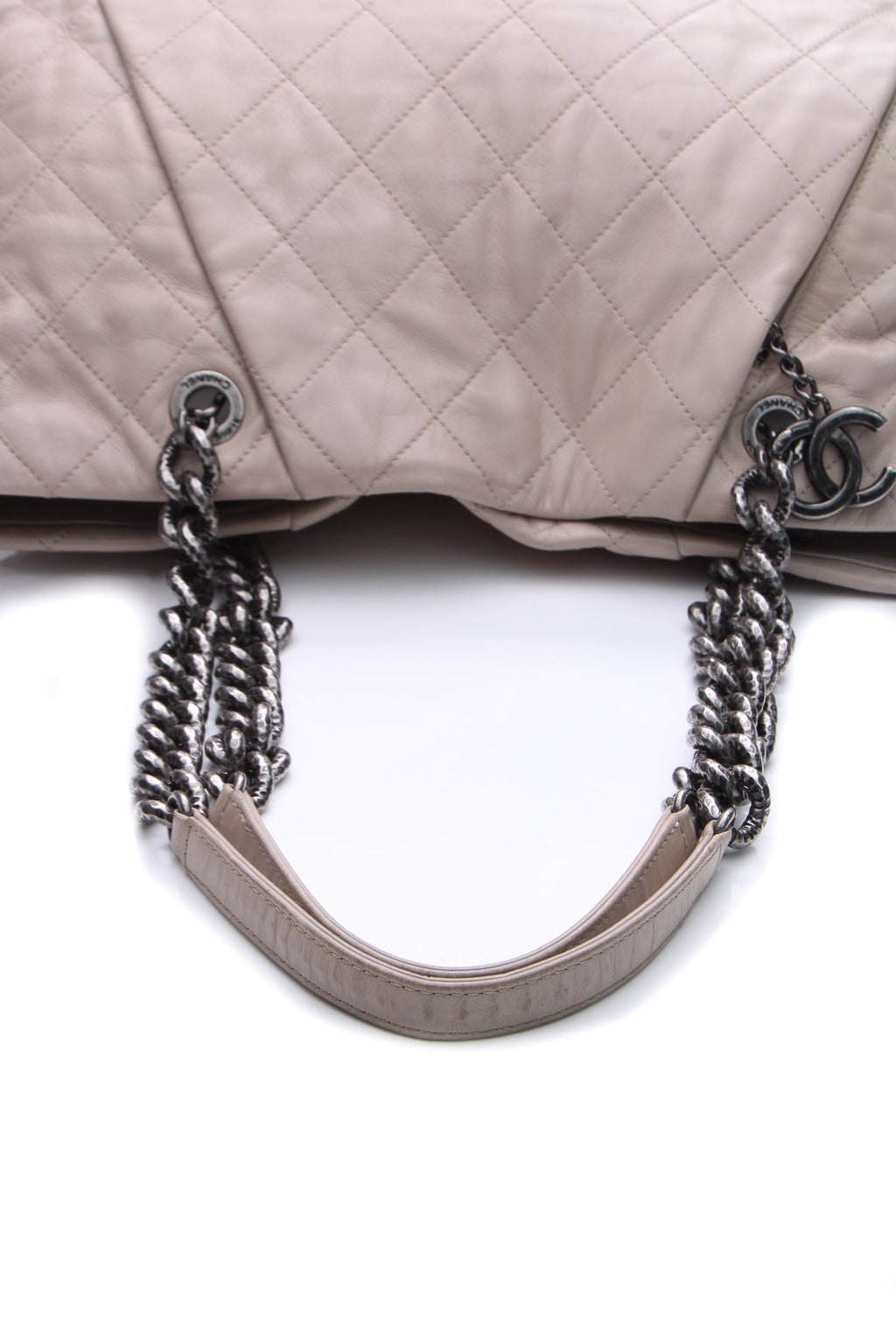 Coco Pleats Tote Bag - Beige