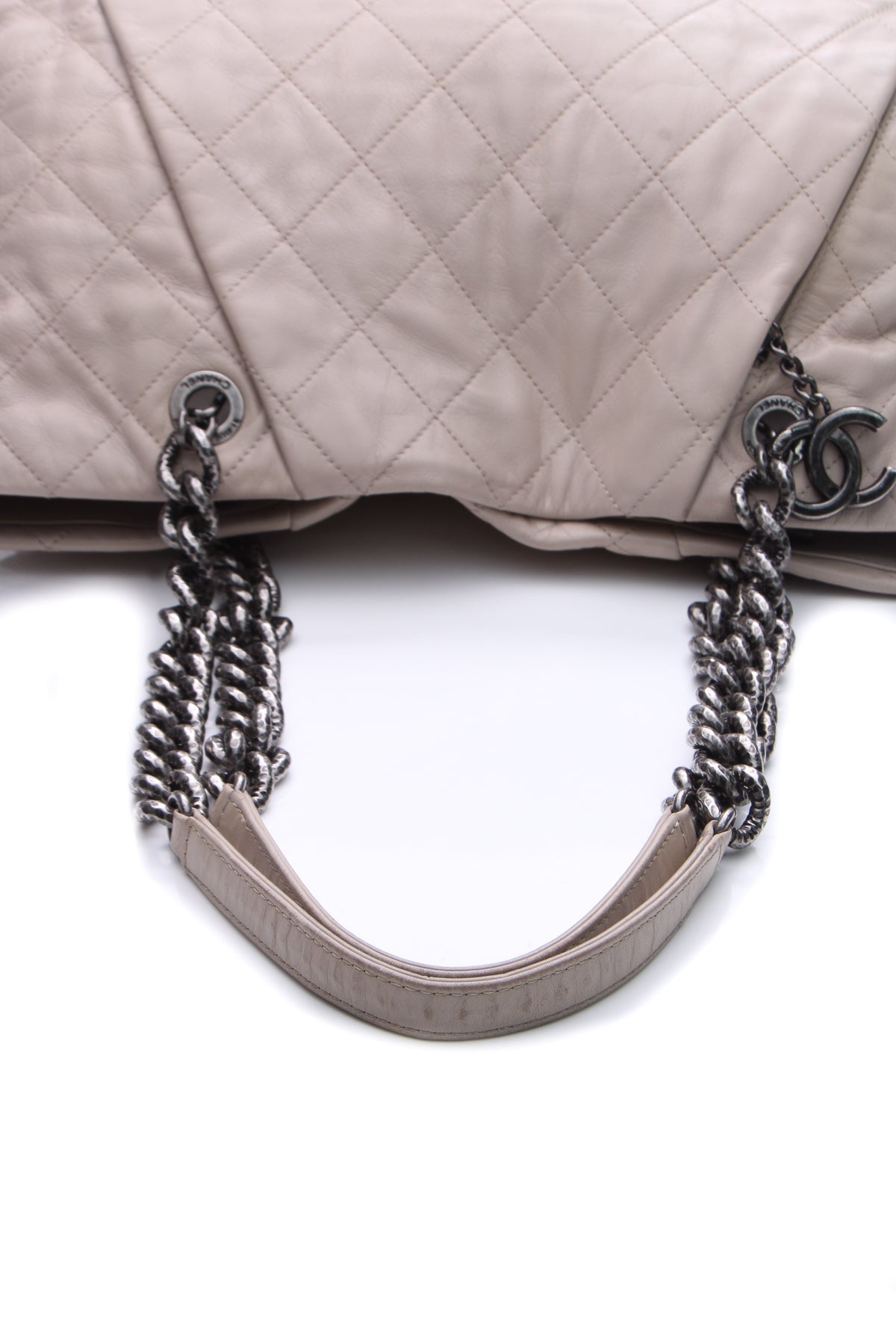 Coco Pleats Tote Bag - Beige