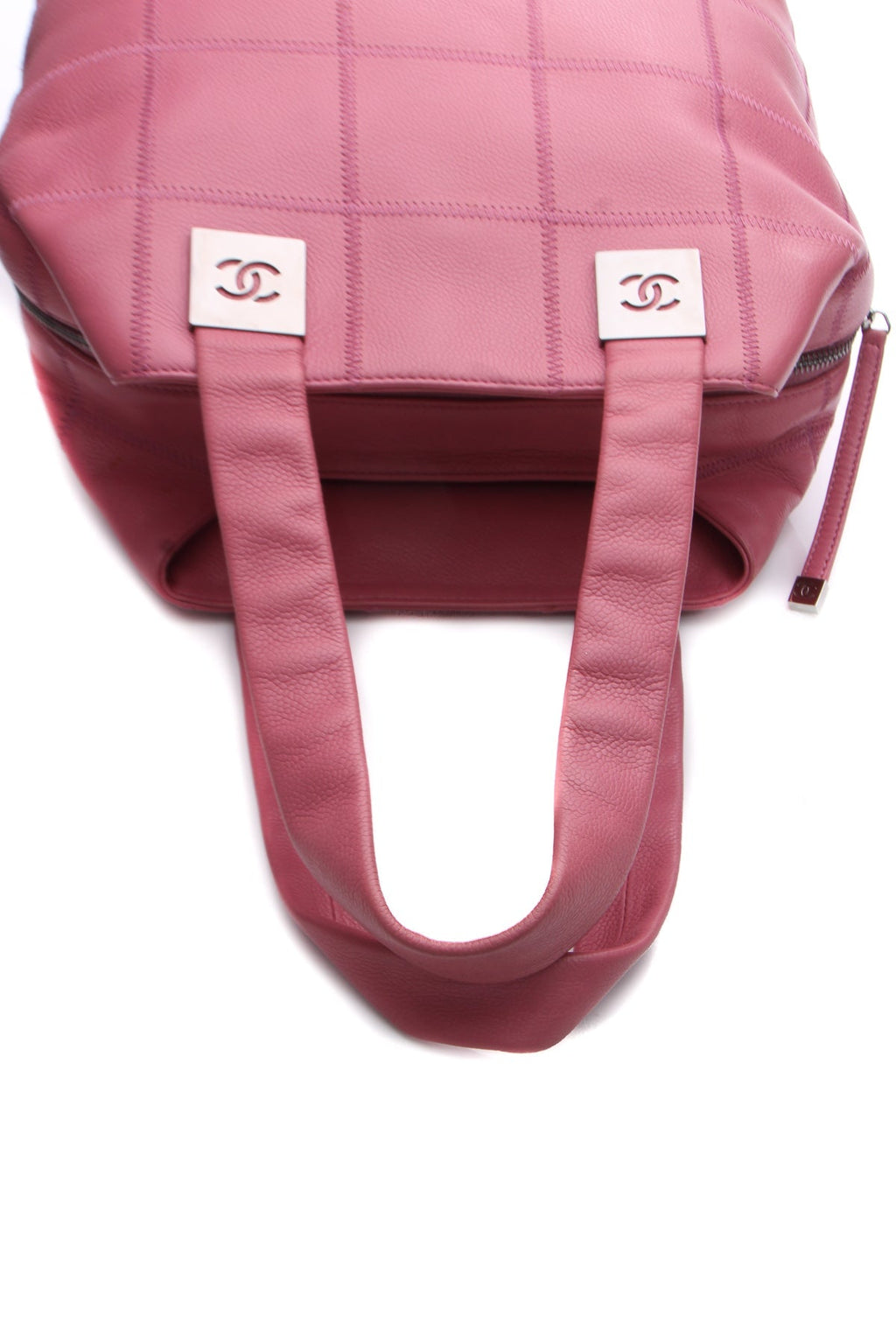Square Quilt CC Satchel Bag - Pink