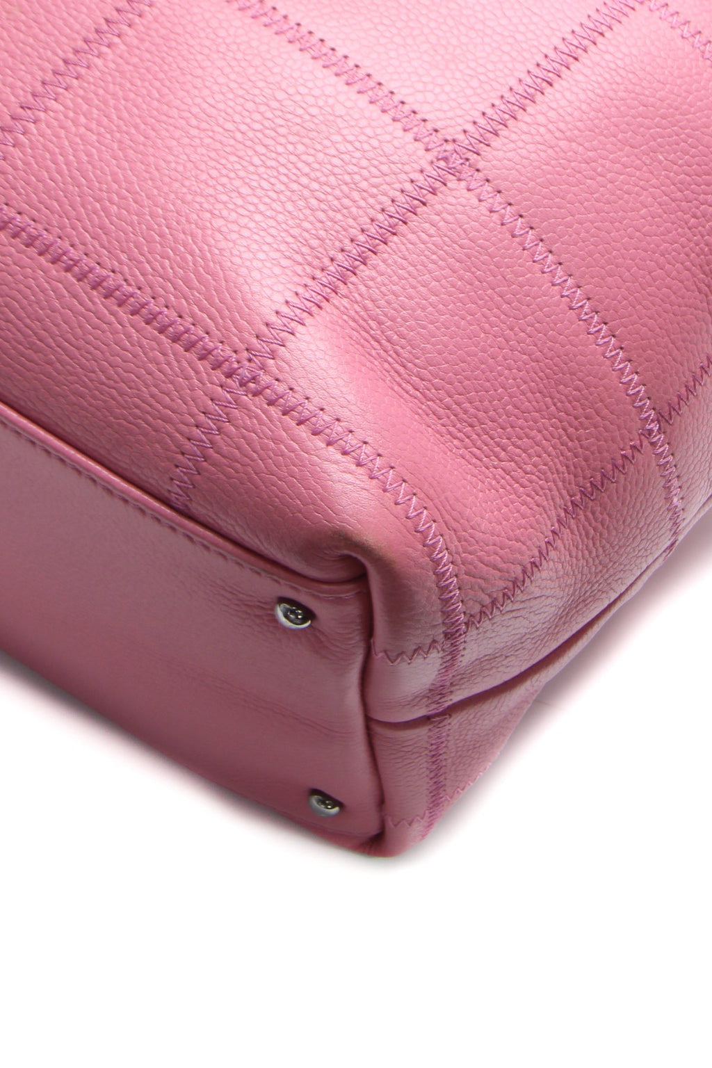 Square Quilt CC Satchel Bag - Pink