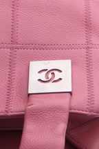 Square Quilt CC Satchel Bag - Pink