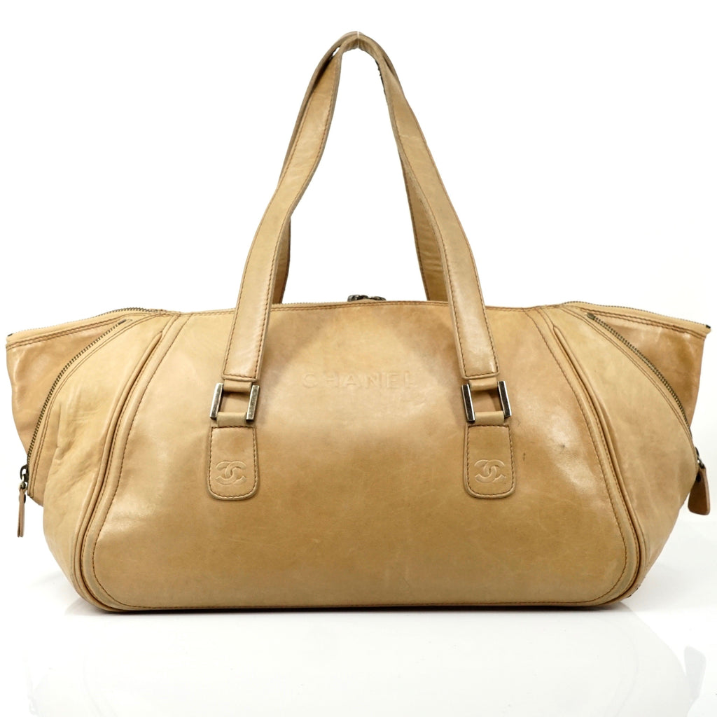 Chanel Shoulder Bag Light Brown