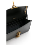 Saint Laurent Cassandre Wallet-on-chain Monogram Black Leather Cross Body Bag