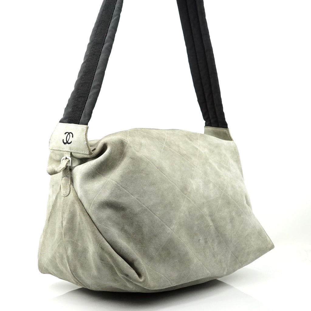 Chanel Cc Matelasse Canvas Shoulder