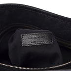 Saint Laurent Niki Crinkled Matelasse Monogram Large Shopping Black Calfskin Leather Tote