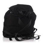 Black Zaino Nylon Backpack