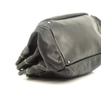 Chanel Shoulder Bag Black Leather