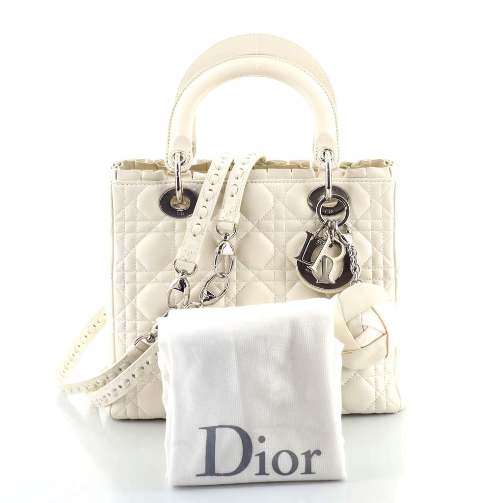 Lady Dior Bag Cannage Quilt Lambskin Medium