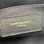 Saint Laurent Monogram Lou Camera Calfskin Matelasse Dark Legion Red Leather Shoulder Bag